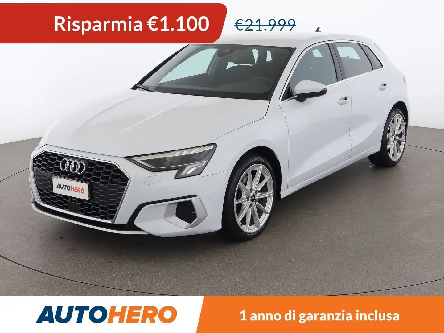 Audi A3 30 TFSI Business Advanced Bianco - 1