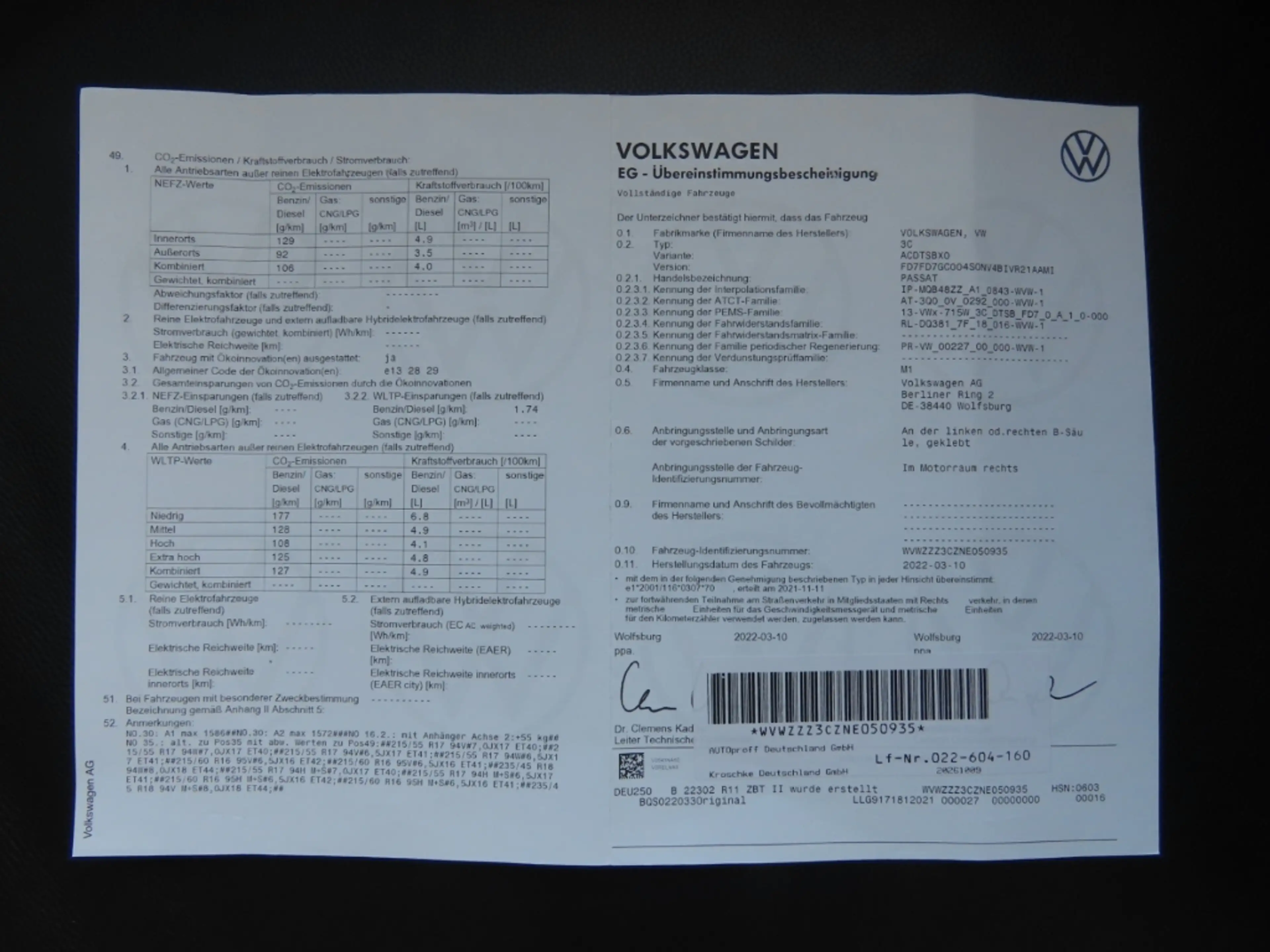 Volkswagen Passat Variant 1.Hd*Navi*ACC*Massage*Kamera*AHK — photo 34