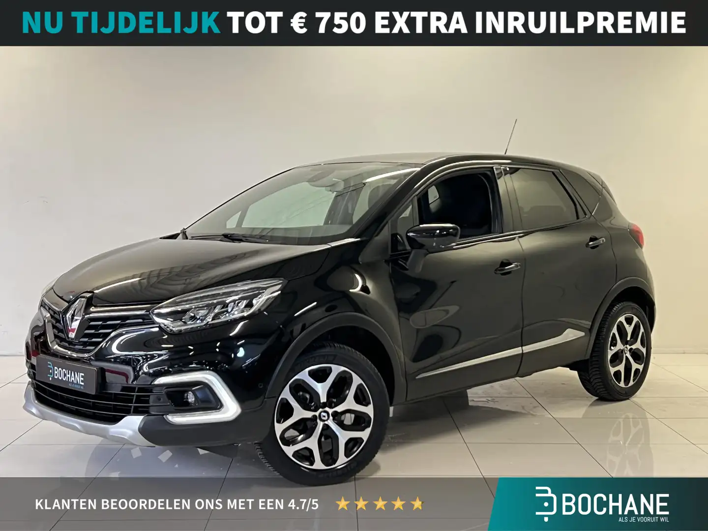 Renault Captur TCe 90 Intens | BOSE Audio | Achteruitrijcamera | Zwart - 1