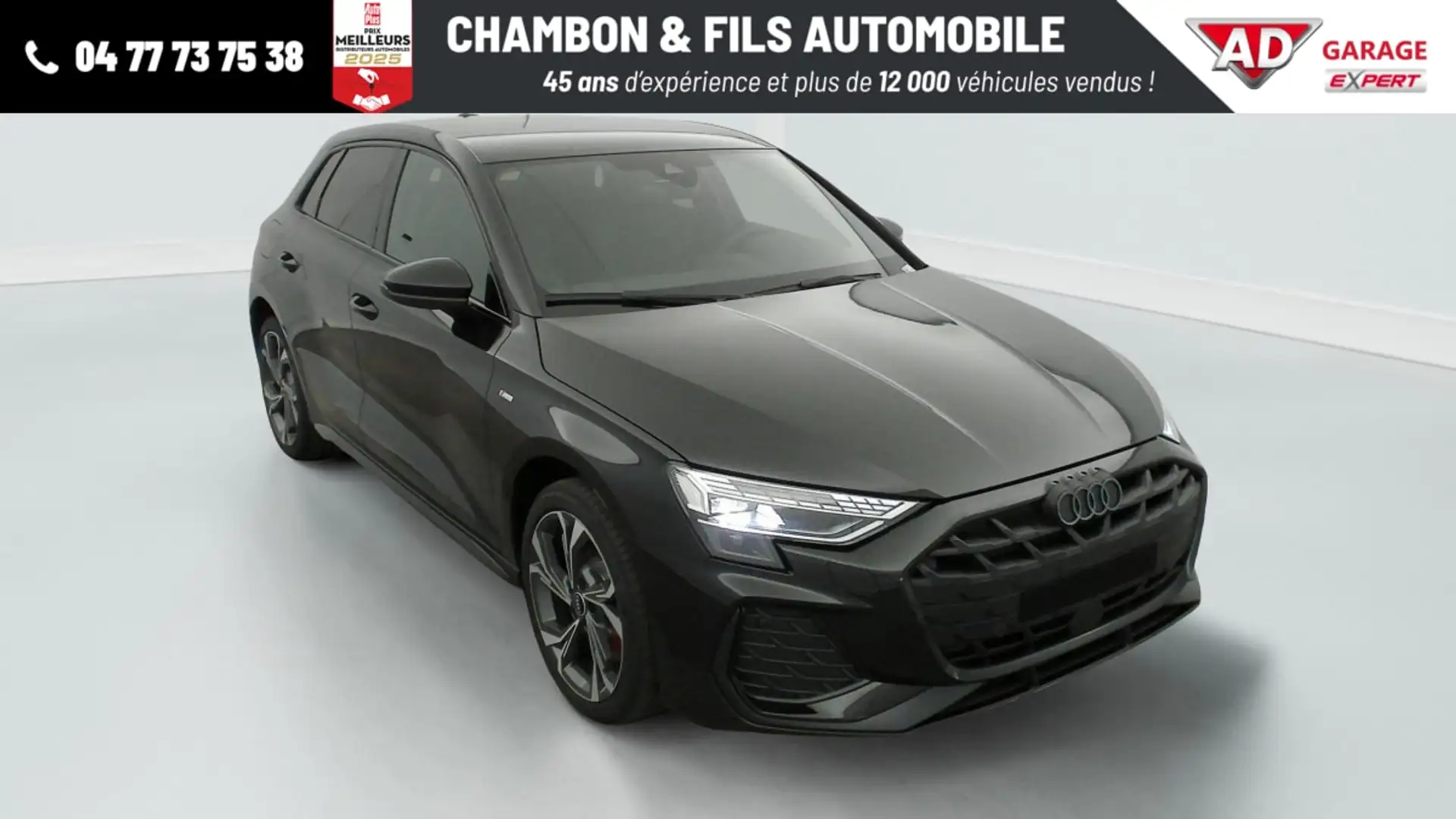 Audi A3 NOUVELLE 45 TFSI E HYBRIDE RECHARGEABLE 272 S tron Gris - 1