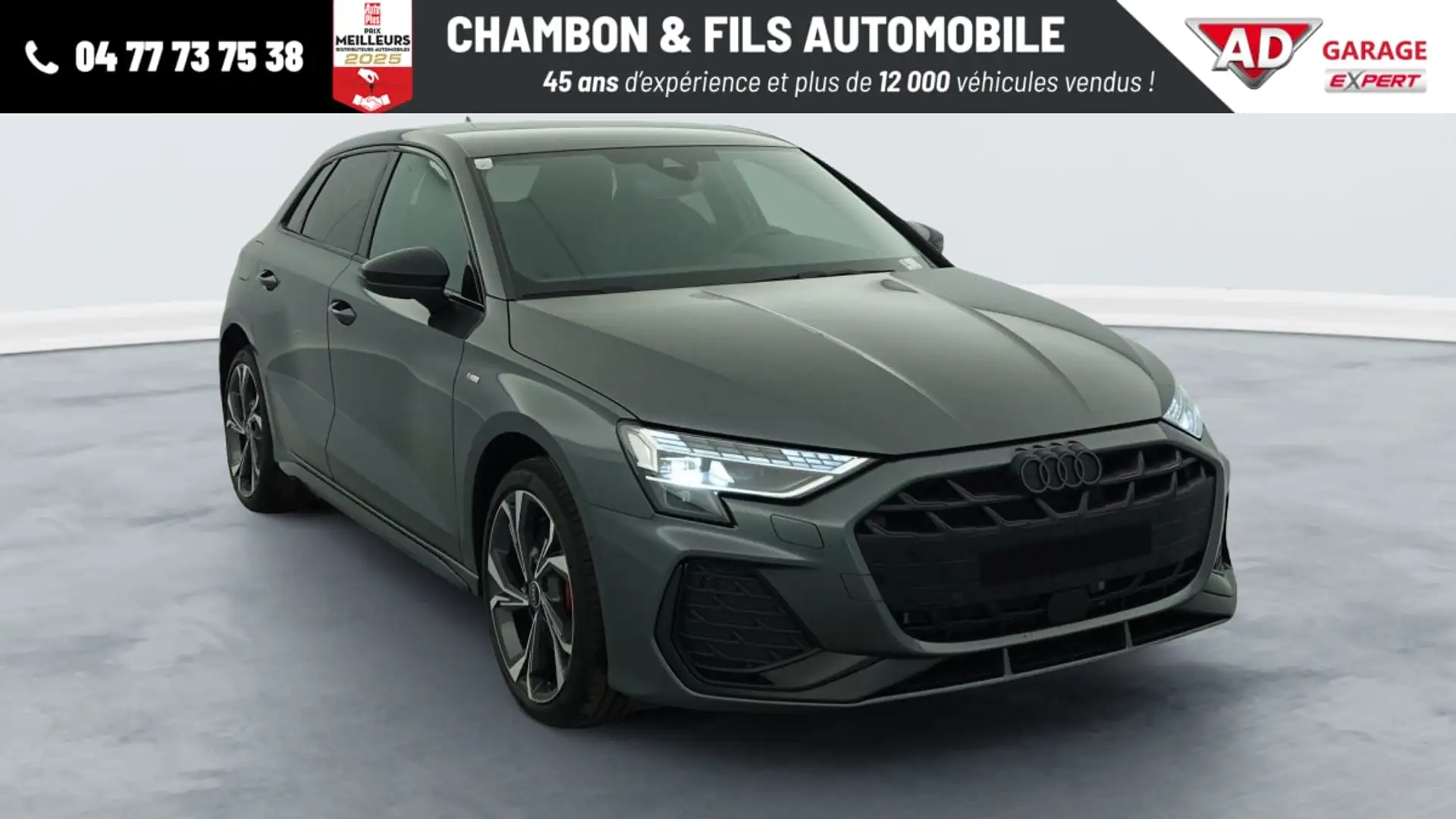 Audi A3 NOUVELLE 45 TFSI E HYBRIDE RECHARGEABLE 272 S tron Gris - 1