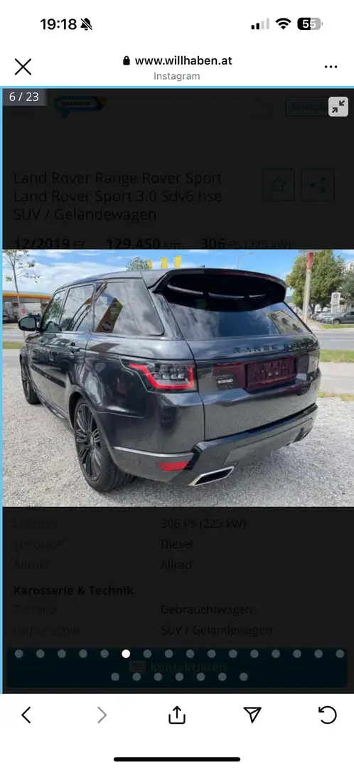 Land Rover Range Rover Sport D300 (SDV6) HSE - 1