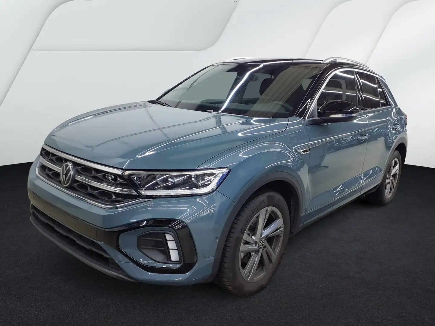 Volkswagen T-Roc 1.5 TSI DSG R-LINE +AHK +LED +ACC +RKAM +VIRTUAL Blau - 2