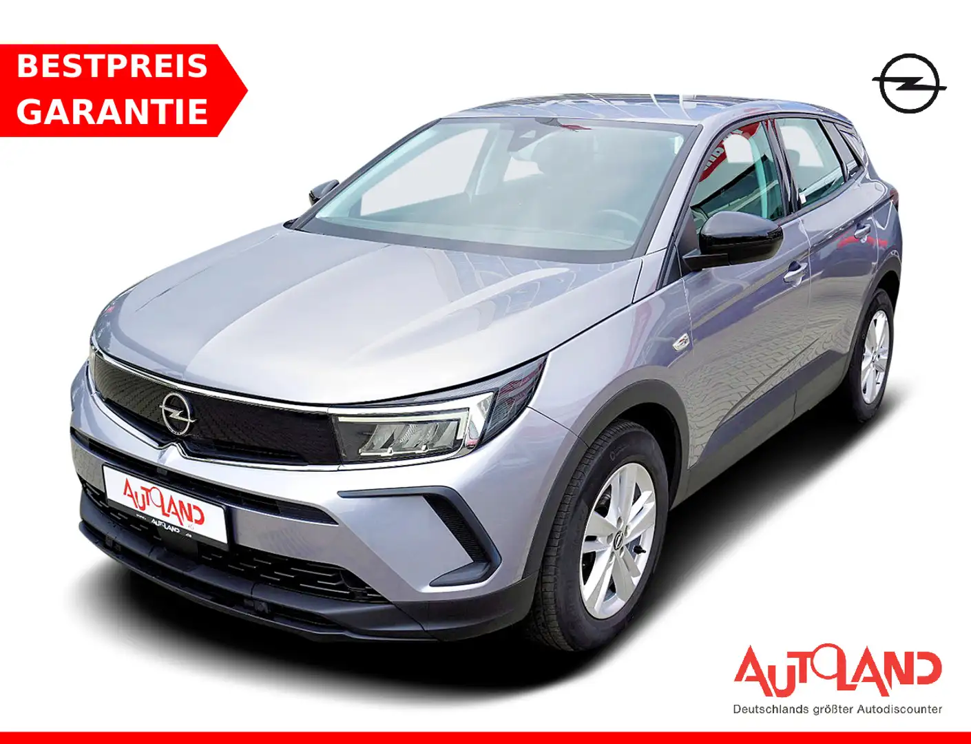 Opel Grandland 1.2 Turbo Edition VC beh.WSS APP LED Grigio - 1