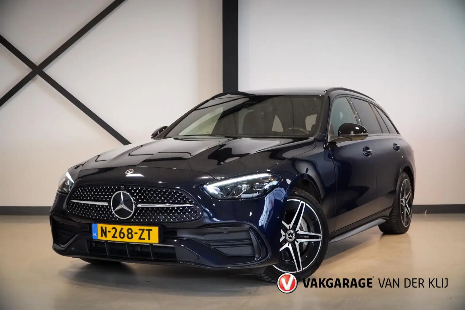 Mercedes-Benz C 300 Estate e AMG Line | Panorama | Stoelverwarming | L Blauw - 1