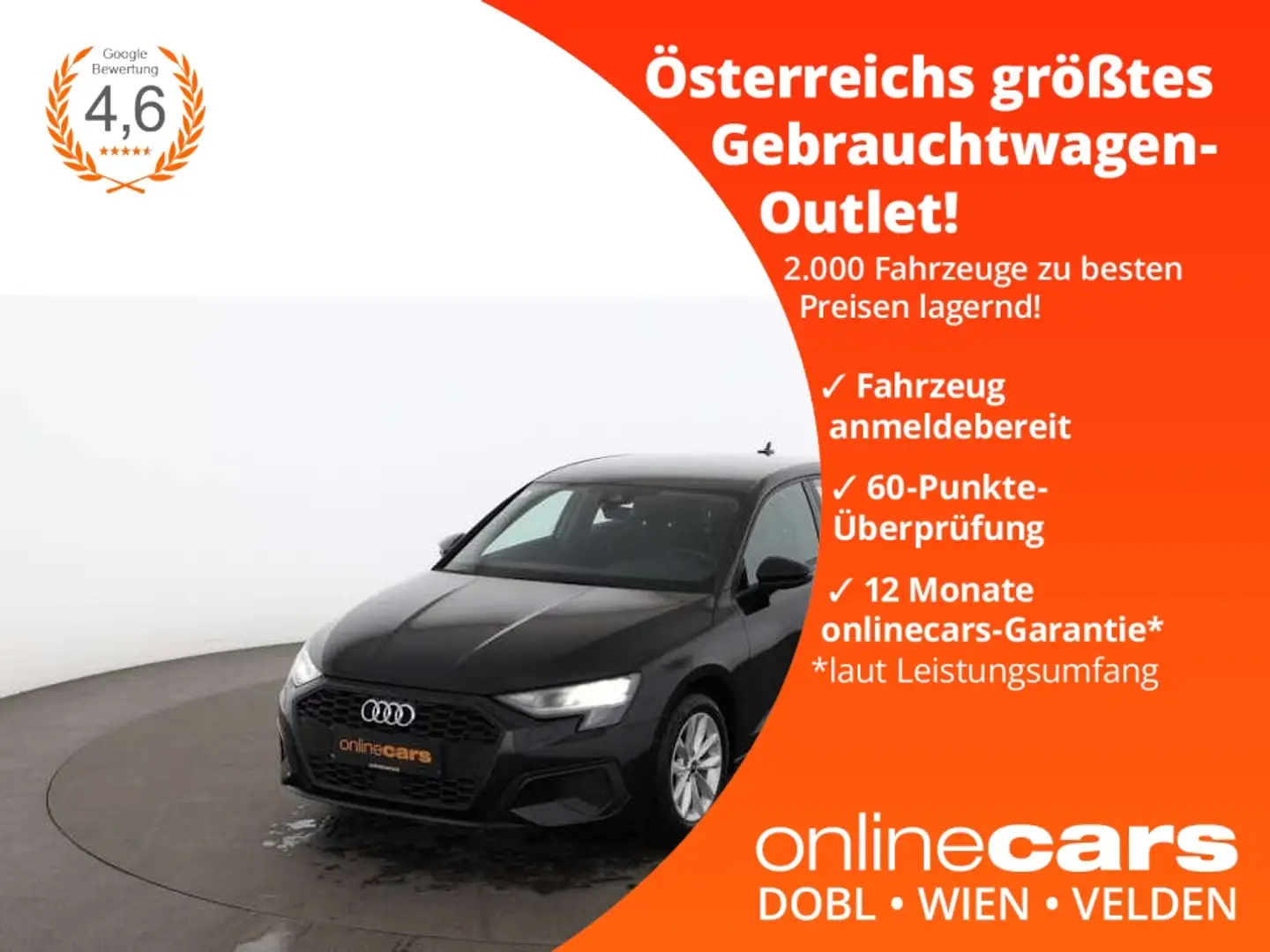 Audi A3 Sportback 30 TFSI Aut LED NAVI SITZHZG ASSIST Schwarz - 1