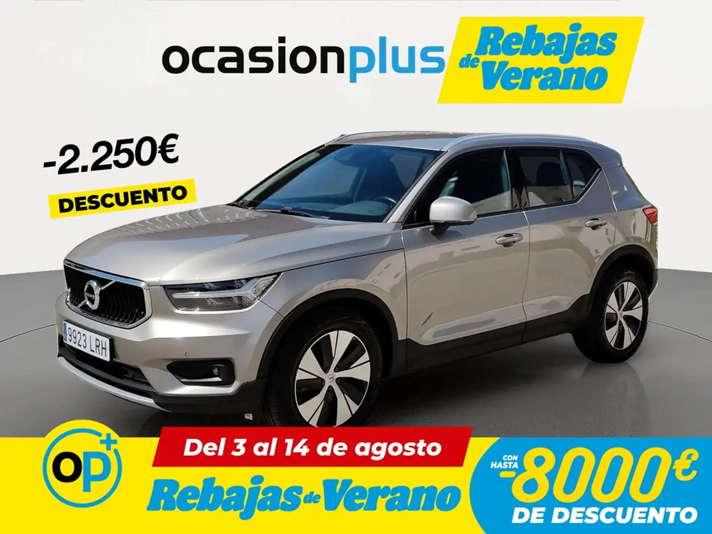 Volvo XC40 T3 Momentum Pro Aut. Gris - 1