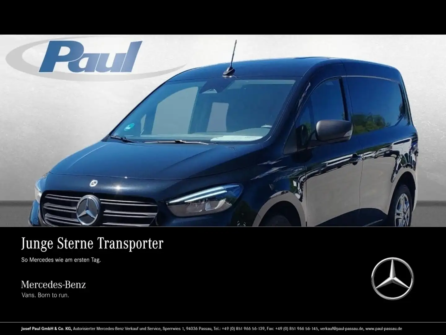 Mercedes-Benz Citan e KA Lenkradheizung+MBUX+Navi+Kam+LED Schwarz - 1