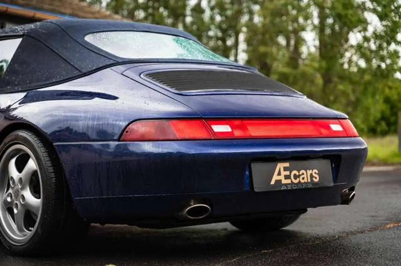 Porsche 993 911 CARRERA CABRIO / TOP CONDITION / HEATED SEATS / MIDNIGHT BLUE / FULL SERVICE, foto 5