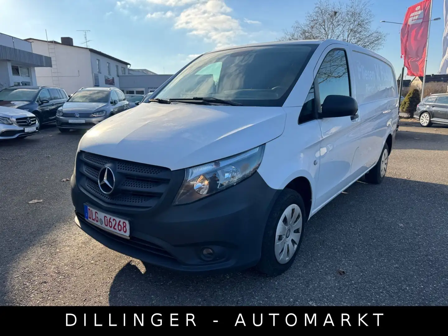 Mercedes-Benz Vito 114 CDI Lang KLIMA Shz Navi Temp Kamera PDC Weiß - 1