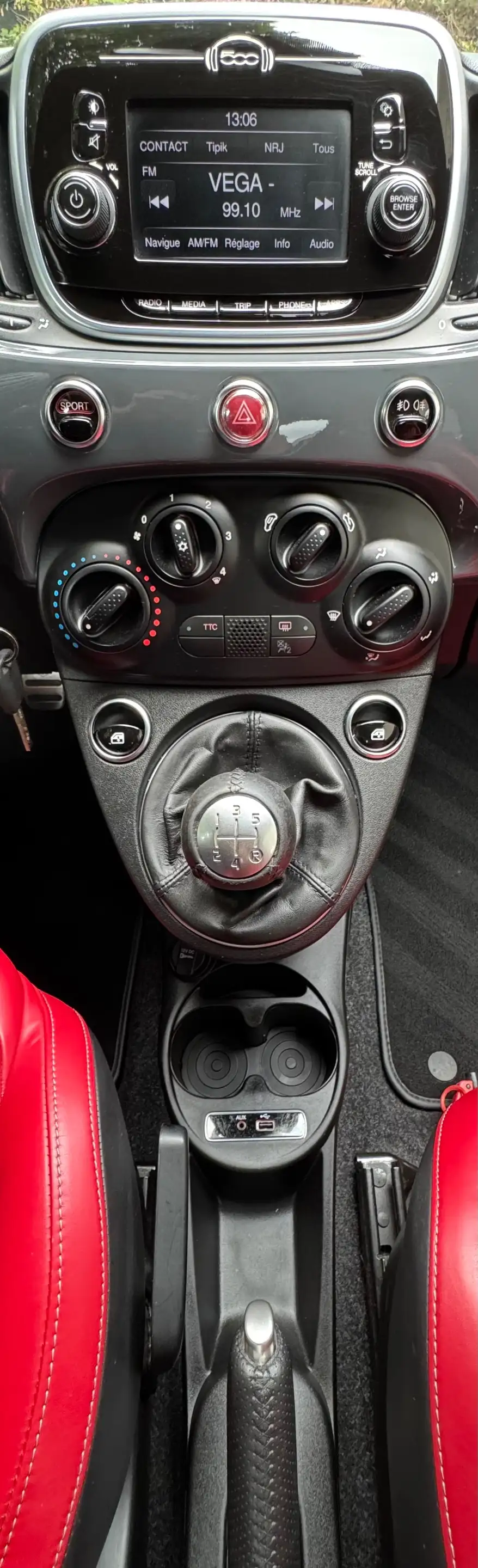Abarth 595 1.4 -  Sport - Etat impeccable - Inter cuir rouge — photo 10