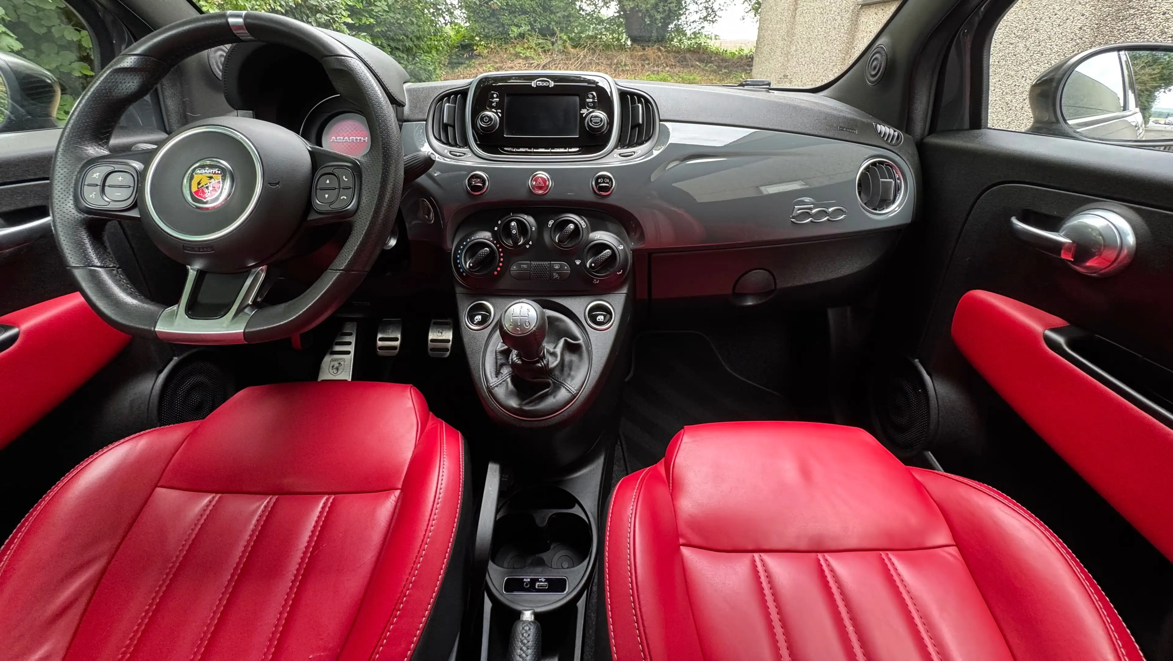 Abarth 595 1.4 -  Sport - Etat impeccable - Inter cuir rouge — photo 13