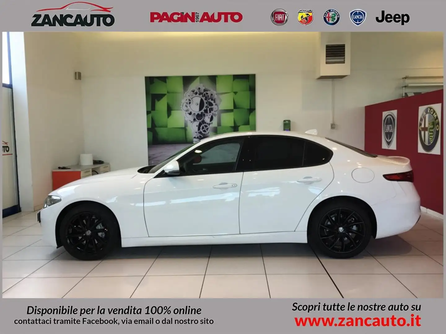 Alfa Romeo Giulia Giulia 2.2 Turbodiesel 160 CV AT8 Super MY19 Weiß - 1