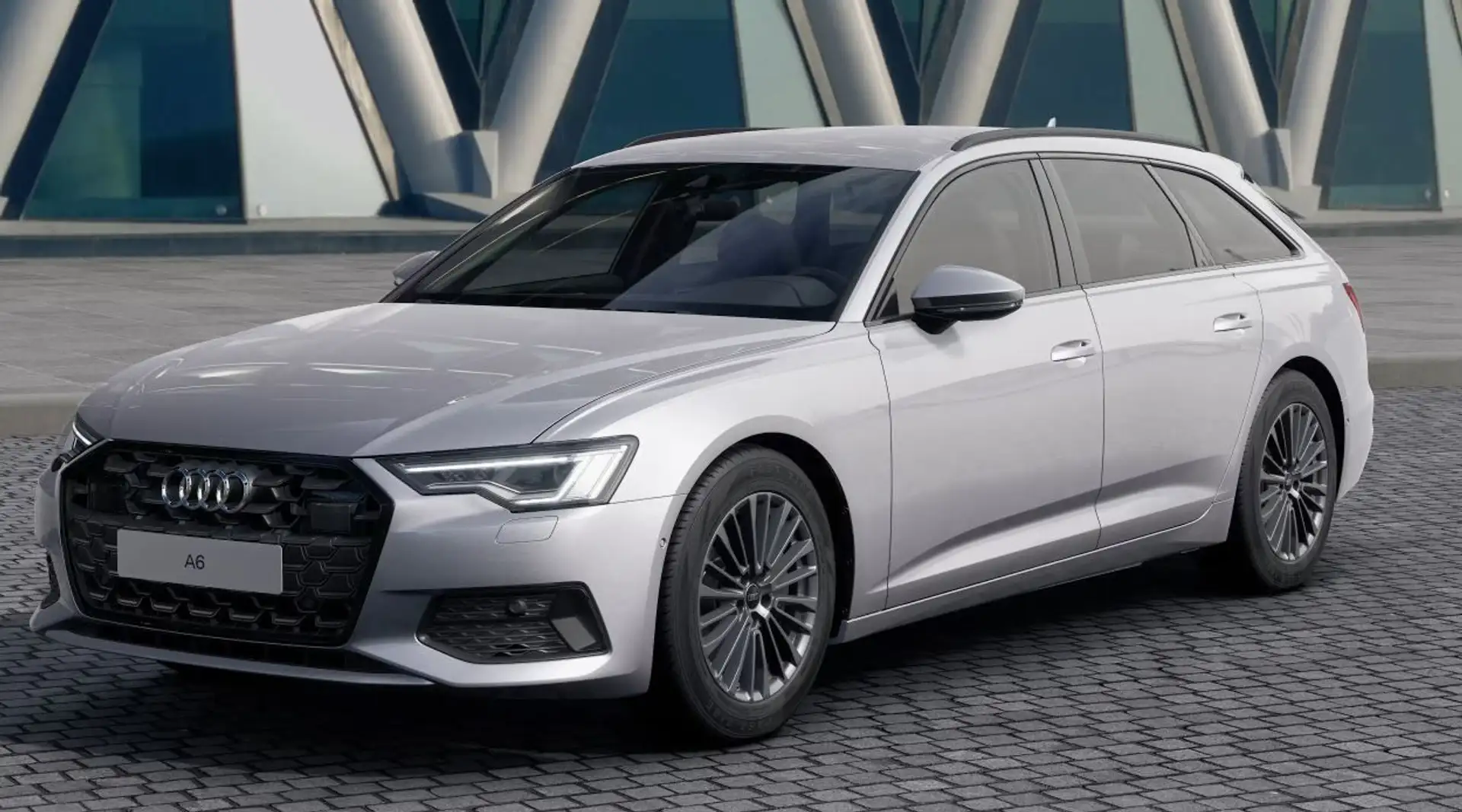 Audi A6 Avant 45TFSI S-t BLACK MATRIX MEMORY AHK TOUR Silber - 2