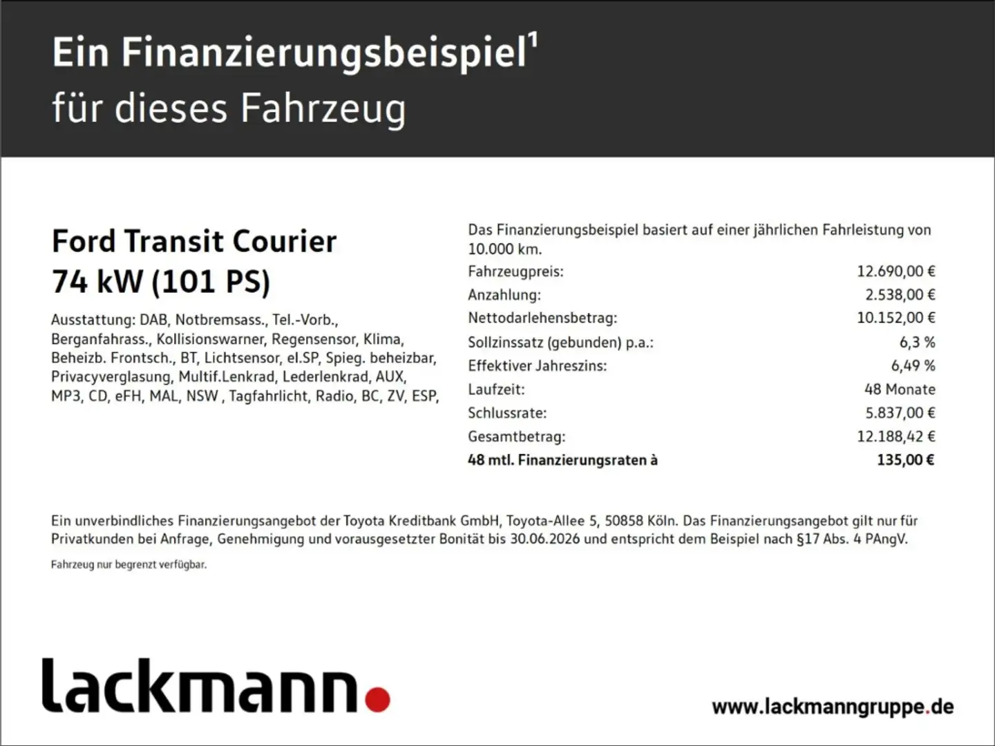 Ford Transit Courier Trend*Klima*Audiop.*Schiebetürp.* Blau - 2