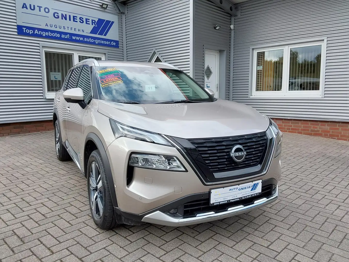Nissan X-Trail e-POWER 4x4 e-4ORCE Tekna ACC/APP/LED/PDC/SHZ 1... Beige - 1