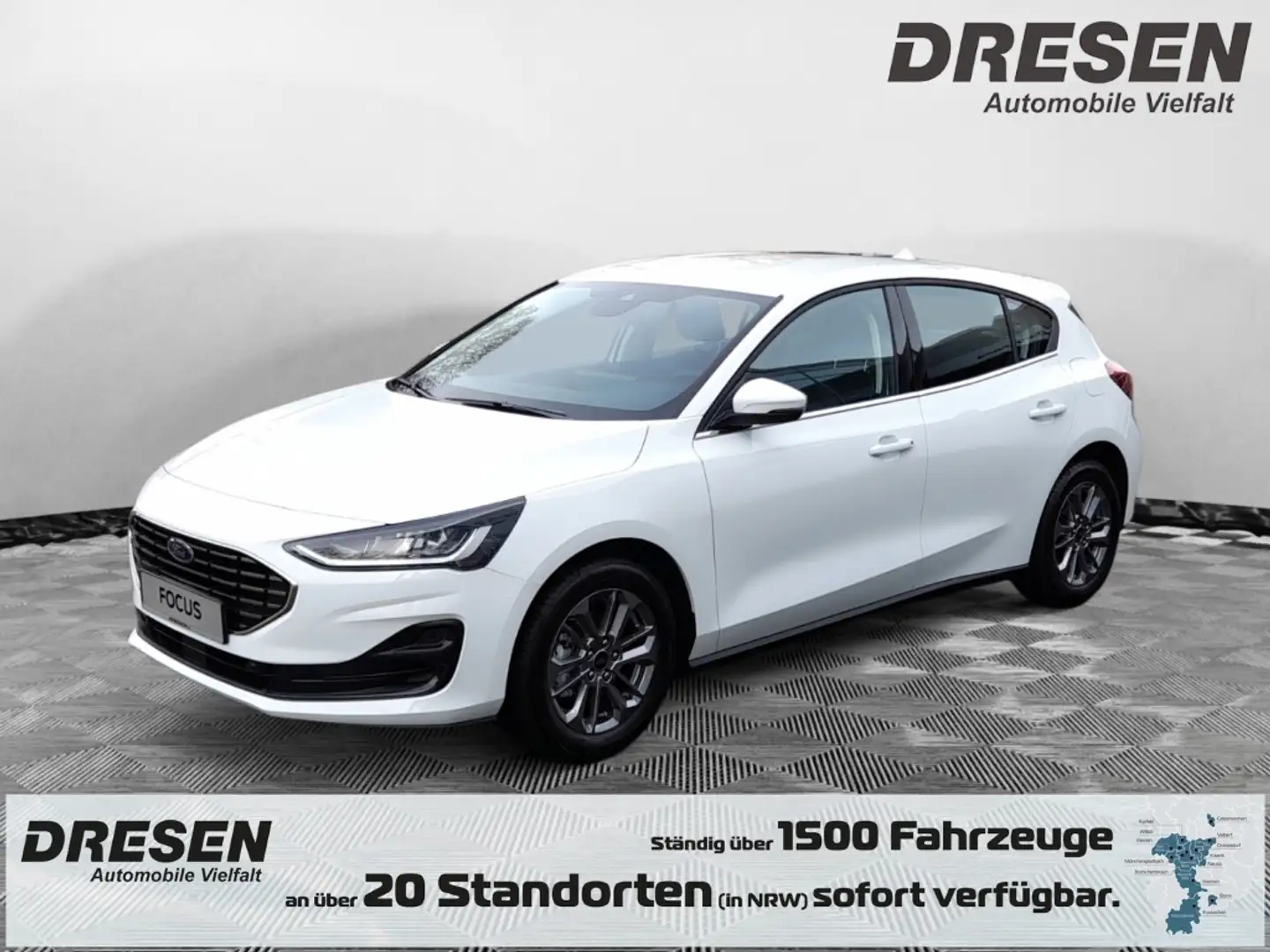 Ford Focus Lim. Titanium 1.0l EcoBoost Navi LED PDC v+h Licht Weiß - 1
