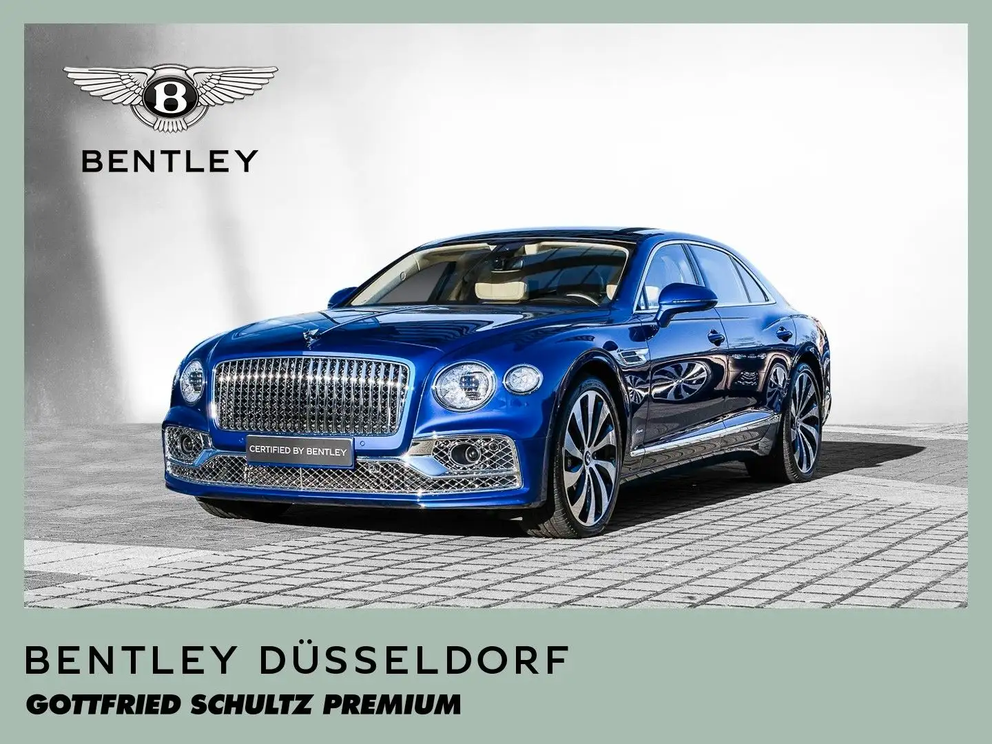 Bentley Flying Spur V8 Azure // BENTLEY DÜSSELDORF Bleu - 1