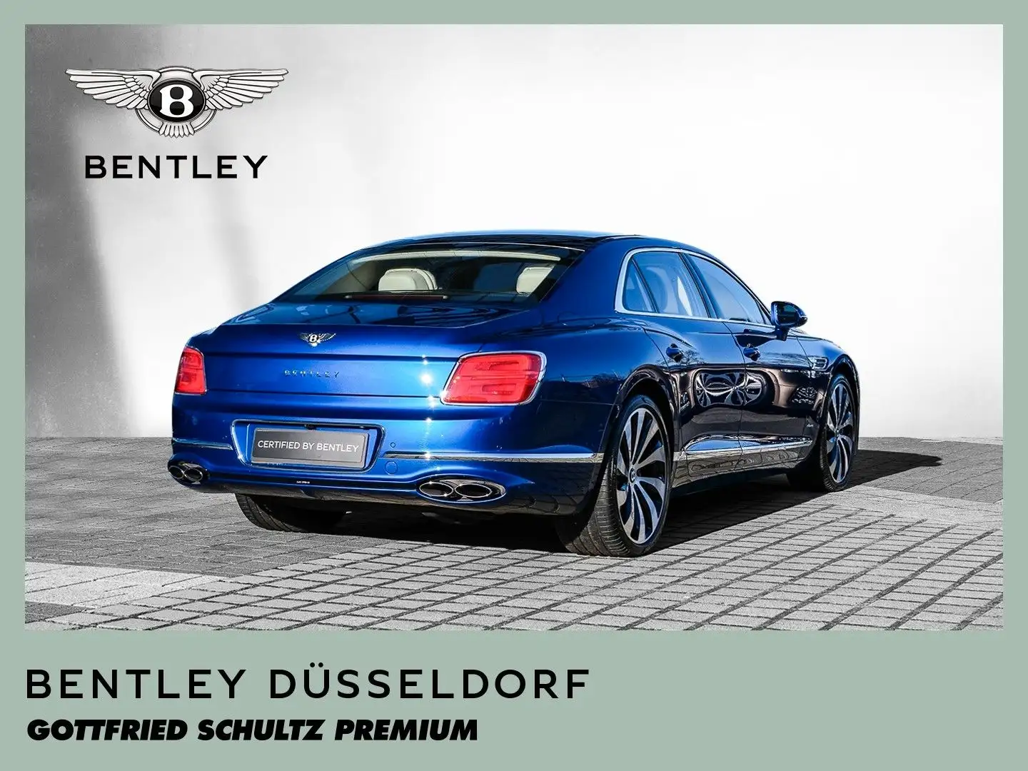 Bentley Flying Spur V8 Azure // BENTLEY DÜSSELDORF Bleu - 2