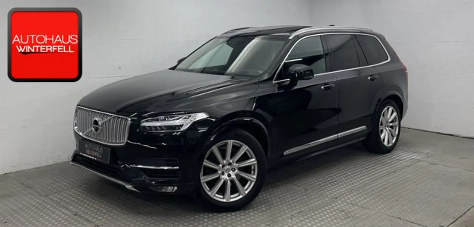 Volvo XC90 D5 AWD Inscription 7SITZ+PANO+B&W+AHK+360+ Negro - 1