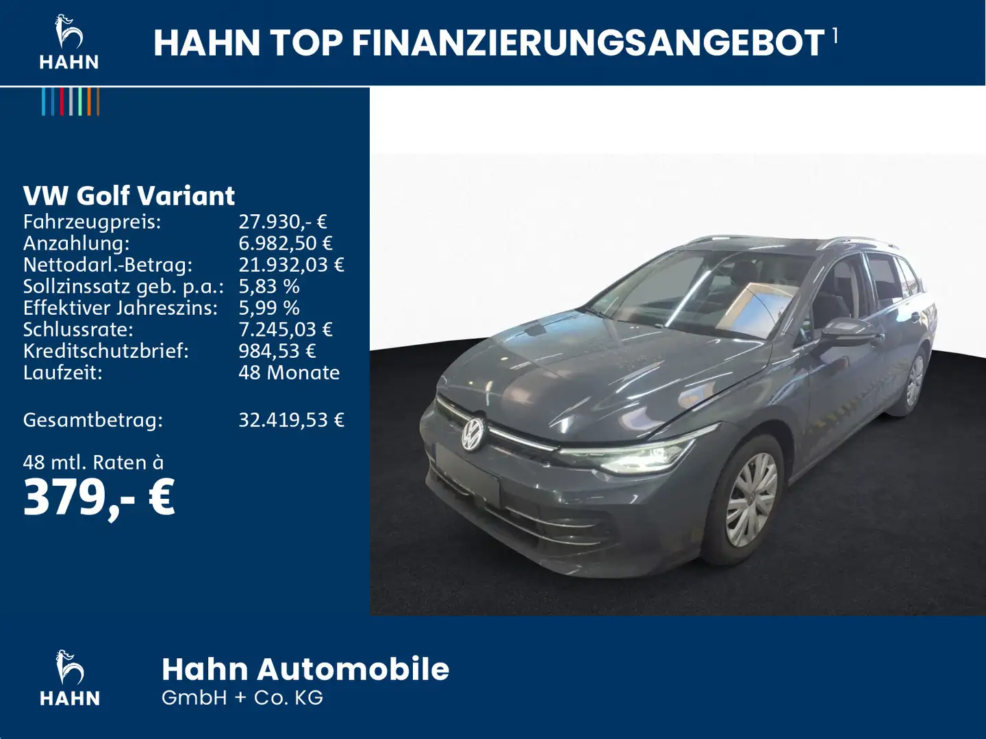 Volkswagen Golf Variant Golf VIII Variant 1.5eTSI DSG Style LED Navi CAM Gris - 2