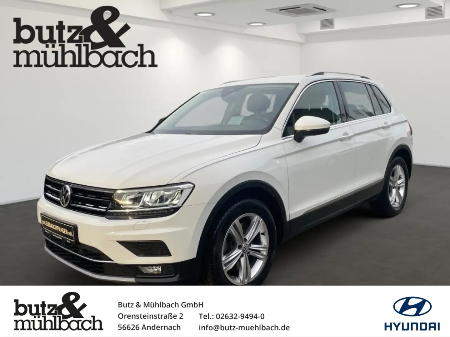 Volkswagen Tiguan Highline BMT Start-Stopp 4Motion Weiß - 1