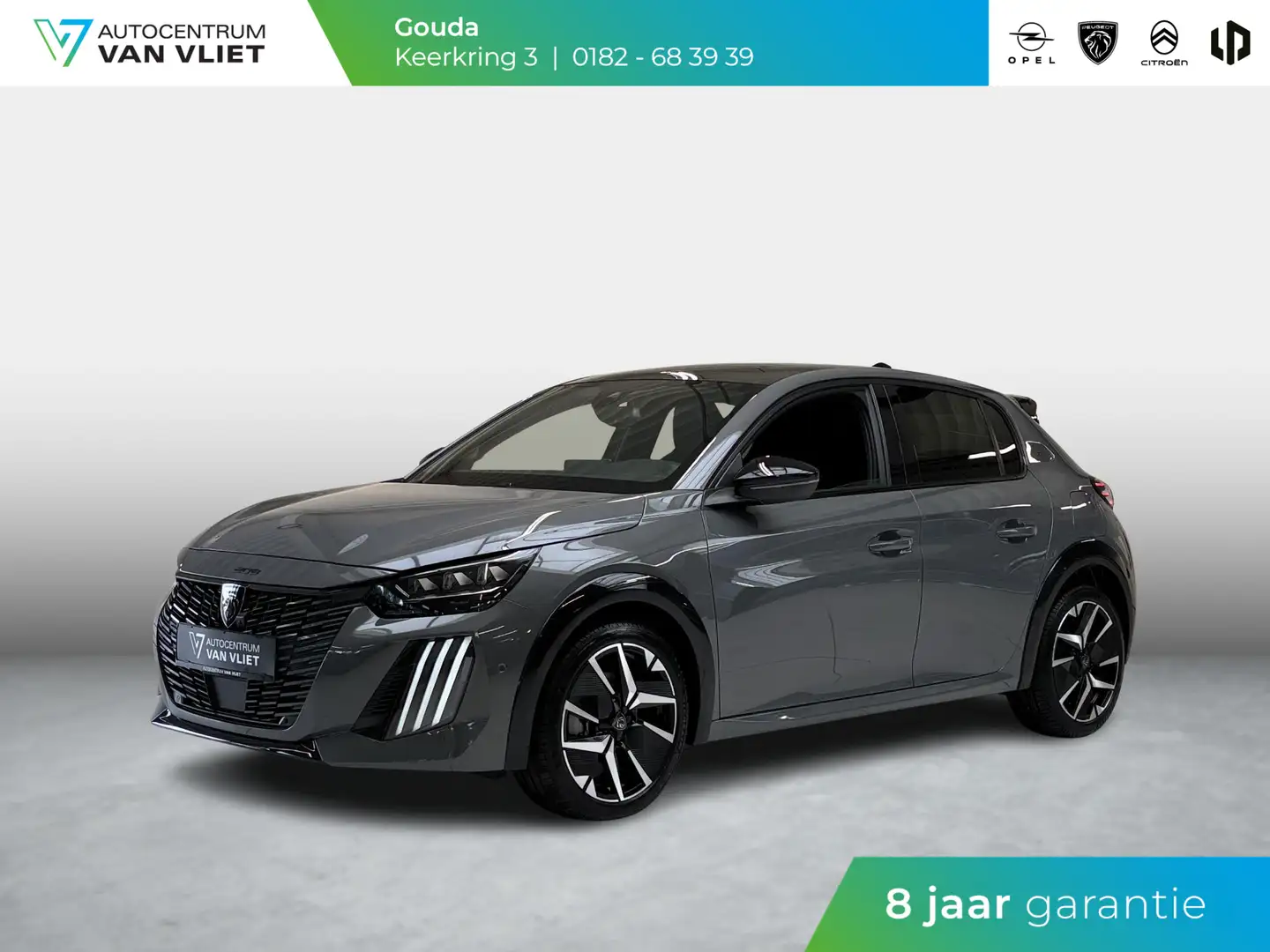 Peugeot 208 Hybrid 145 e-DCS6 GT Automaat | Stoelverwarming | Grijs - 1