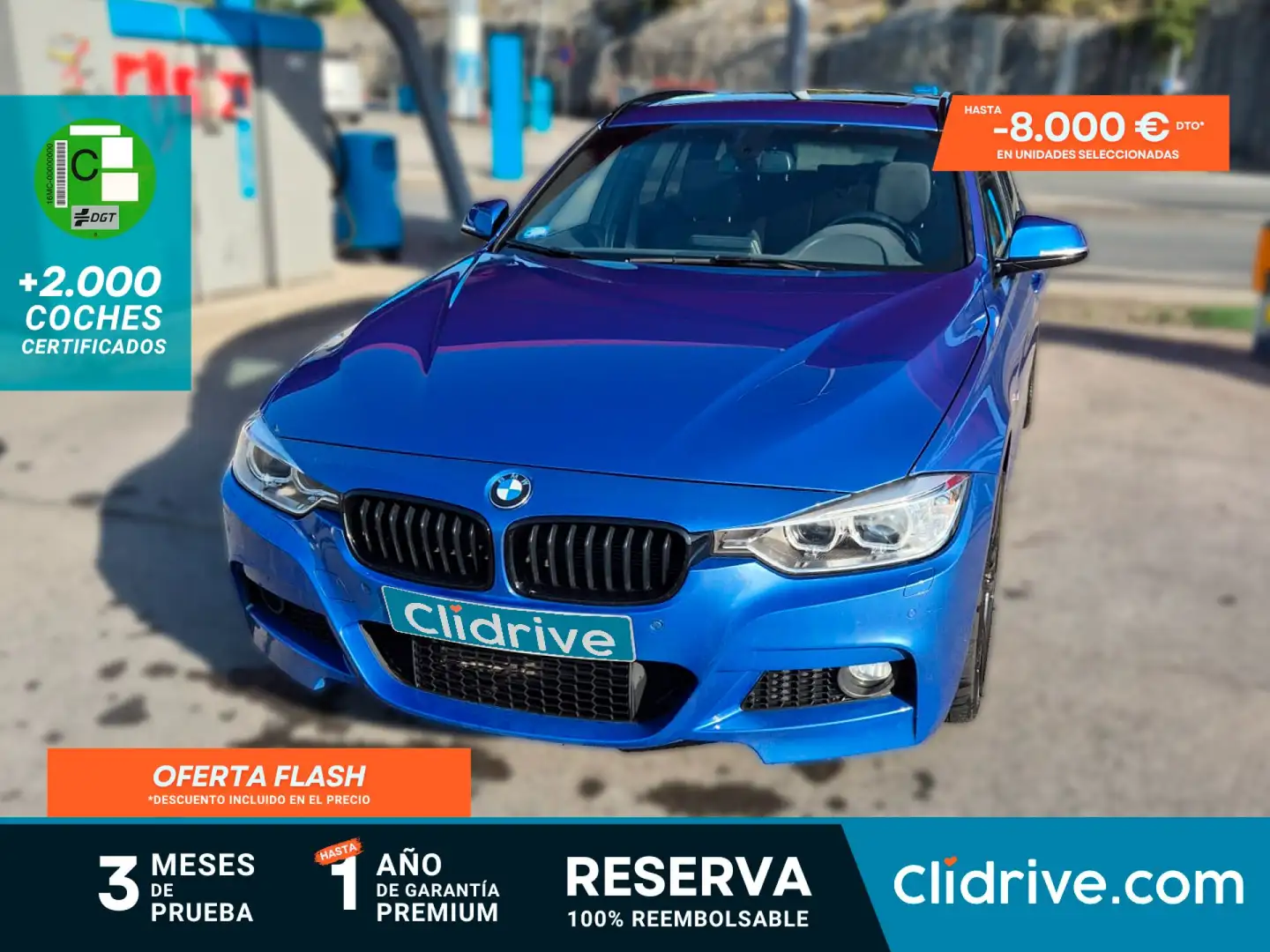 BMW 330 330dA Touring Azul - 1