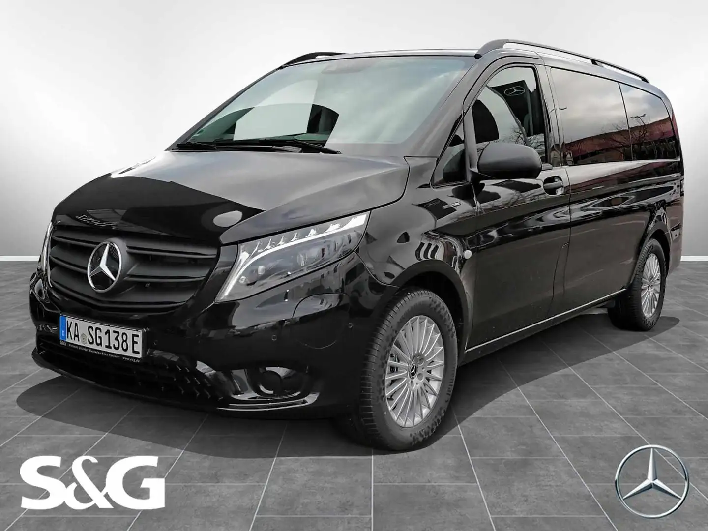Mercedes-Benz Vito eVito 129 Tourer LED+Klimaauto+Audio40+RüKa Negro - 1