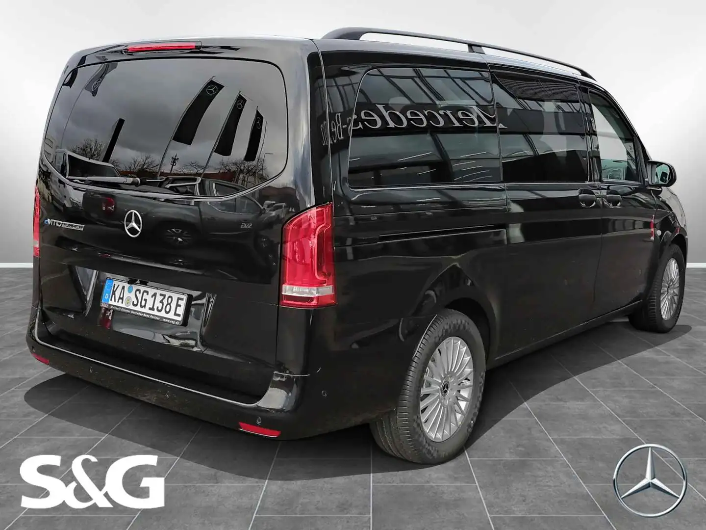 Mercedes-Benz Vito eVito 129 Tourer LED+Klimaauto+Audio40+RüKa Negro - 2