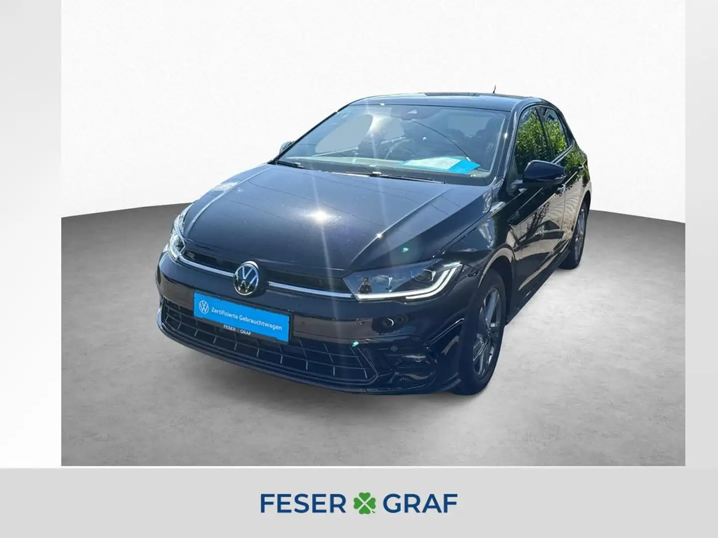 Volkswagen Polo 1.0 TSI DSG R-LINE NAVI KAM ACC SHZ Schwarz - 1
