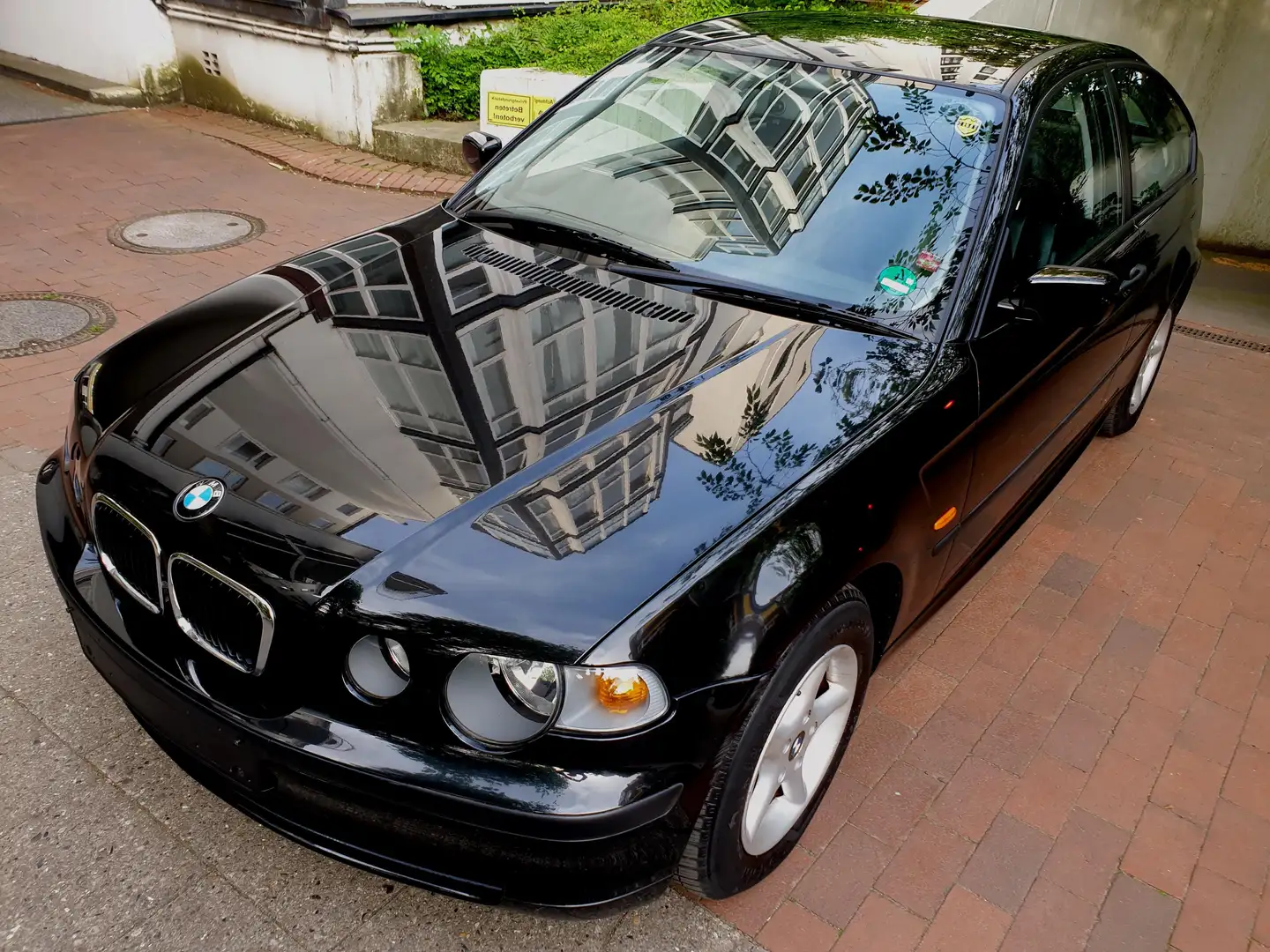 BMW 316 316tiA Compact Automatic, Klima, Alufelgen... Czarny - 2