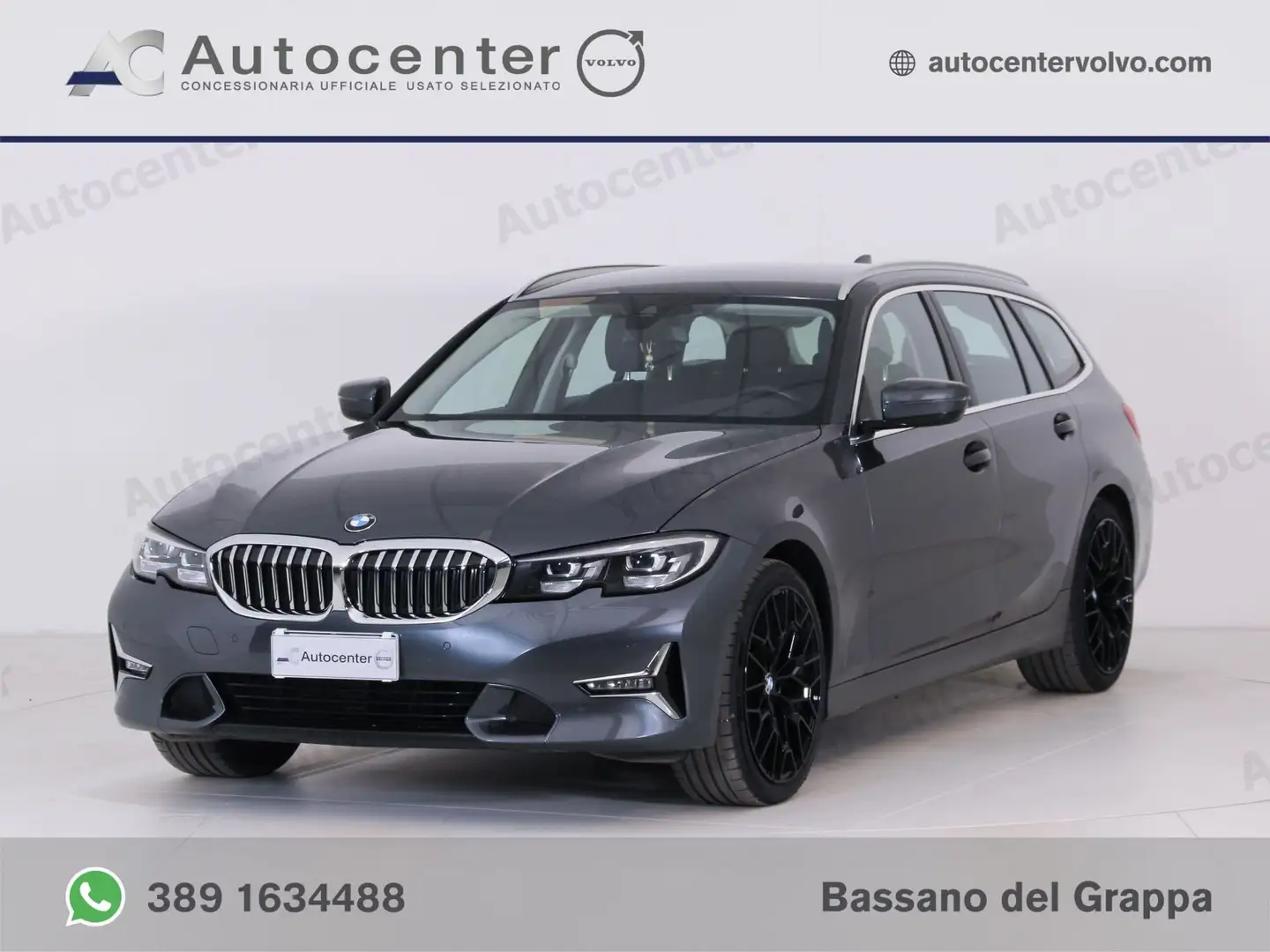 BMW 320 320d Touring mhev 48V Luxury auto Grigio - 1