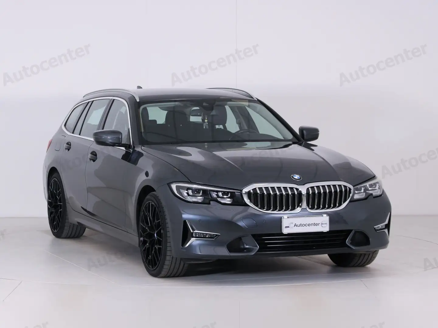 BMW 320 320d Touring mhev 48V Luxury auto Grigio - 2