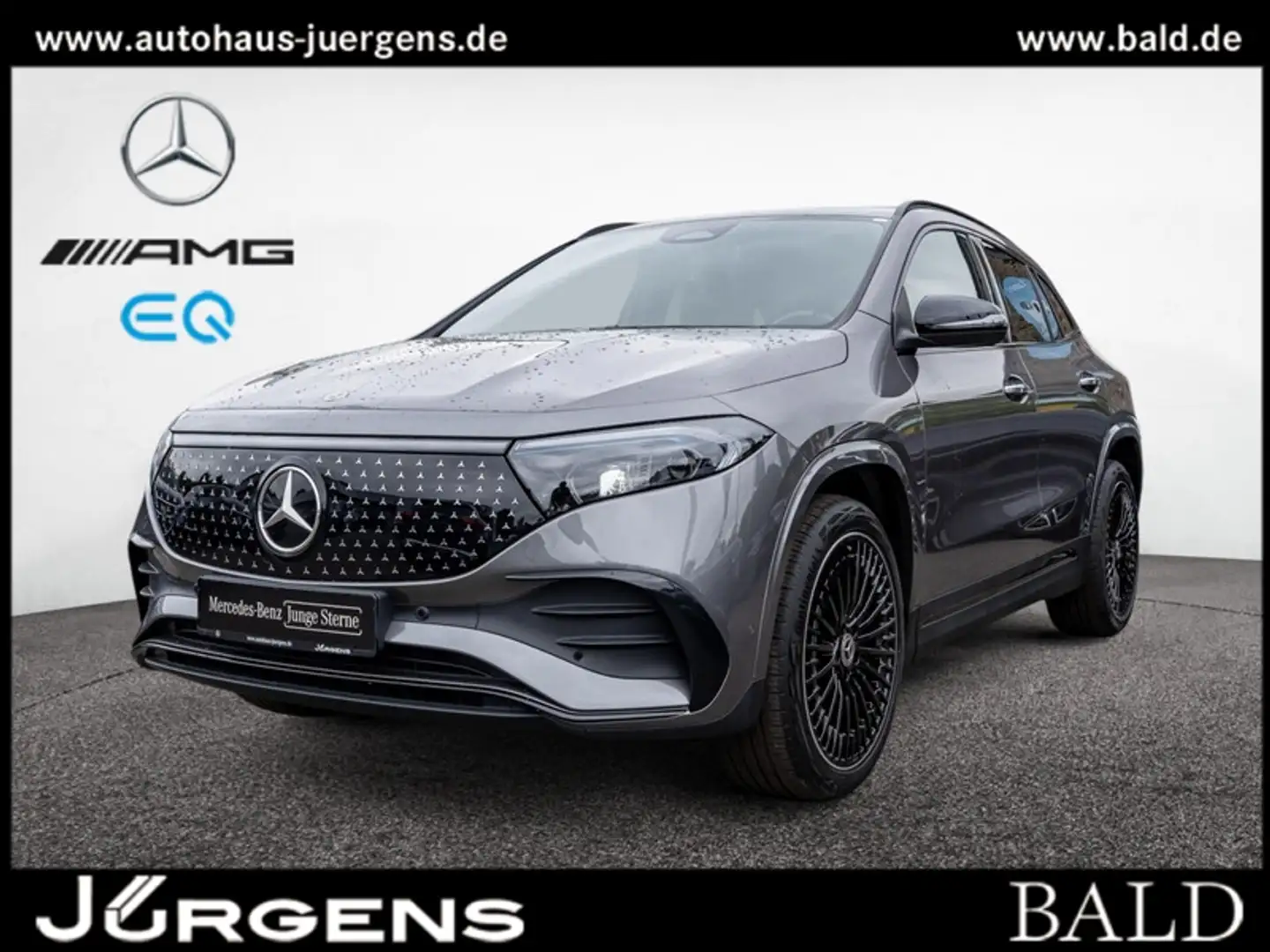 Mercedes-Benz EQA 350 4M AMG-Sport/LED/Cam/Night/Distr/Totw/20 Grijs - 1
