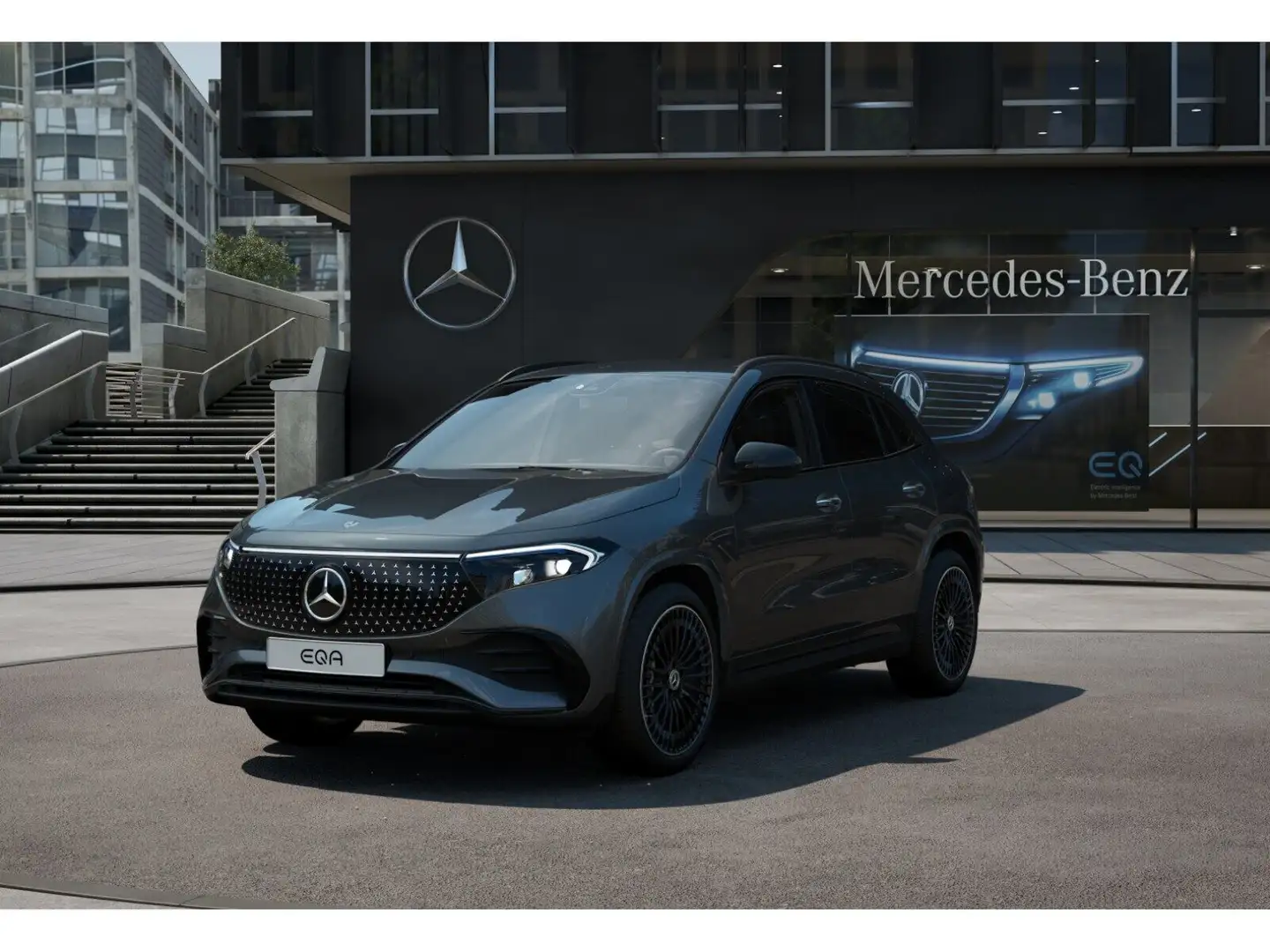 Mercedes-Benz EQA 350 4M AMG-Sport/LED/Cam/Night/Distr/Totw/20 Grau - 1