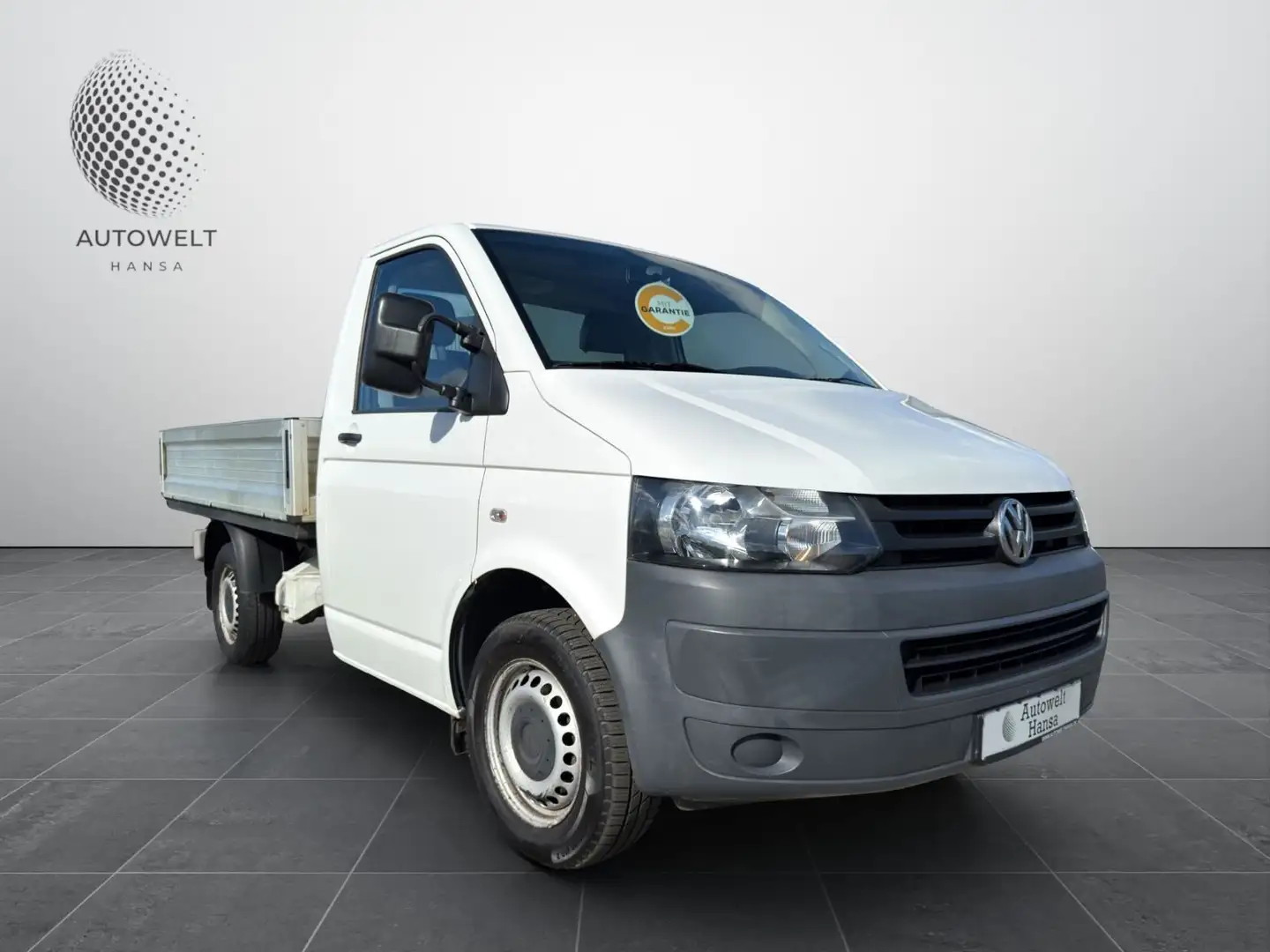 Volkswagen T5 Pritsche 2.0TDI/ 1.HD/KLIMA/3-Sitze/Einzelka Blanc - 1
