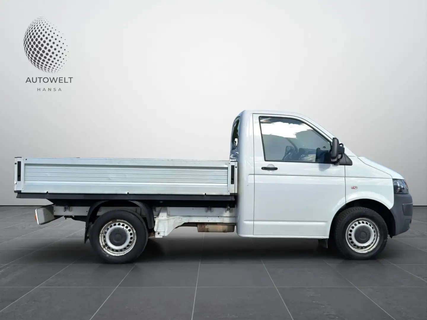 Volkswagen T5 Pritsche 2.0TDI/ 1.HD/KLIMA/3-Sitze/Einzelka Blanc - 2