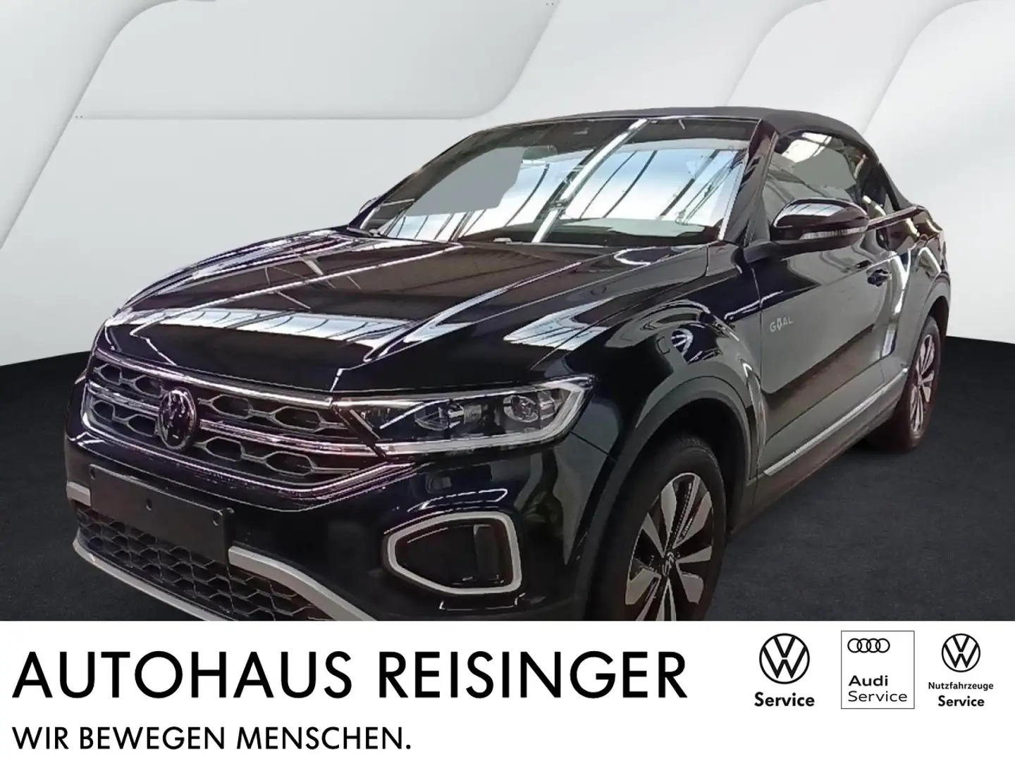 Volkswagen T-Roc Cabriolet 1,0 TSI Goal (LED+NAVI+APP+ACC+RearView+ Schwarz - 1