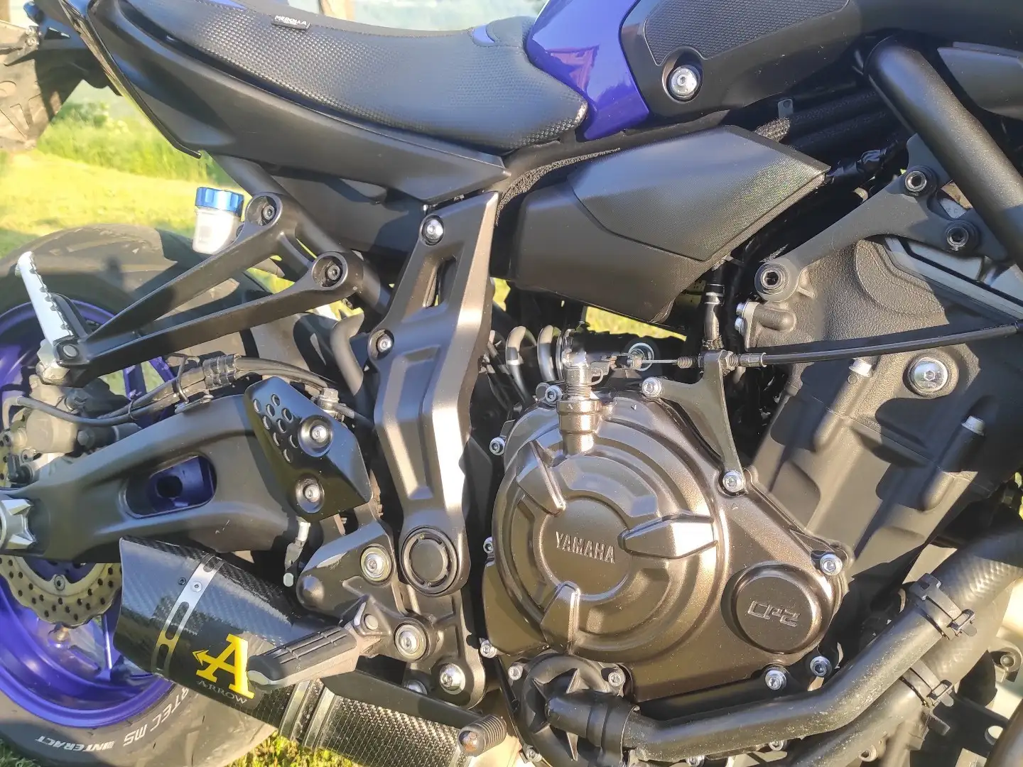 Yamaha MT-07 35kw ABS depo a libretto FULL OPTIONAL Azul - 2