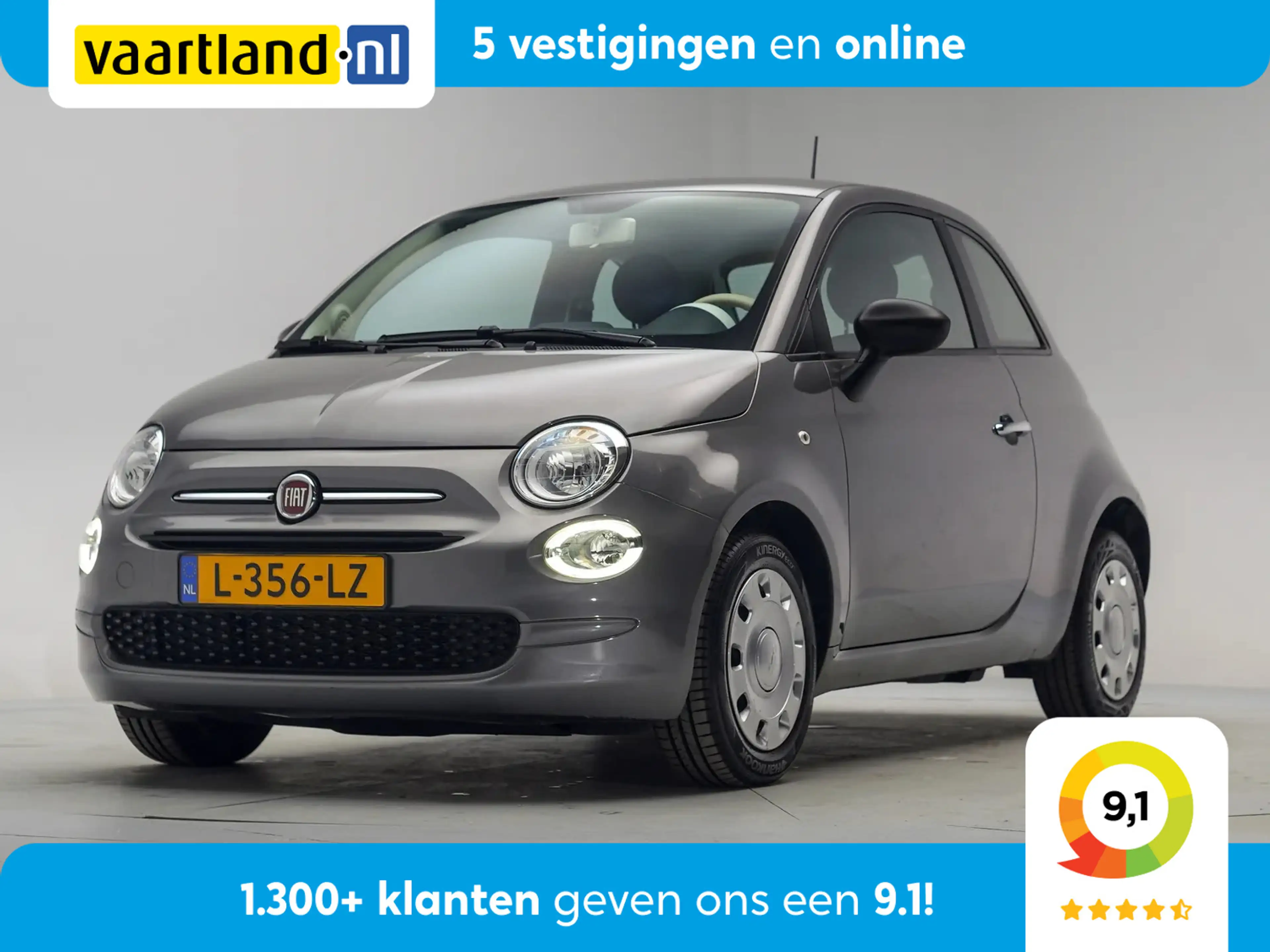 Fiat 500 1.0 Hybrid Cult [ Airco DAB Bluetooth ]