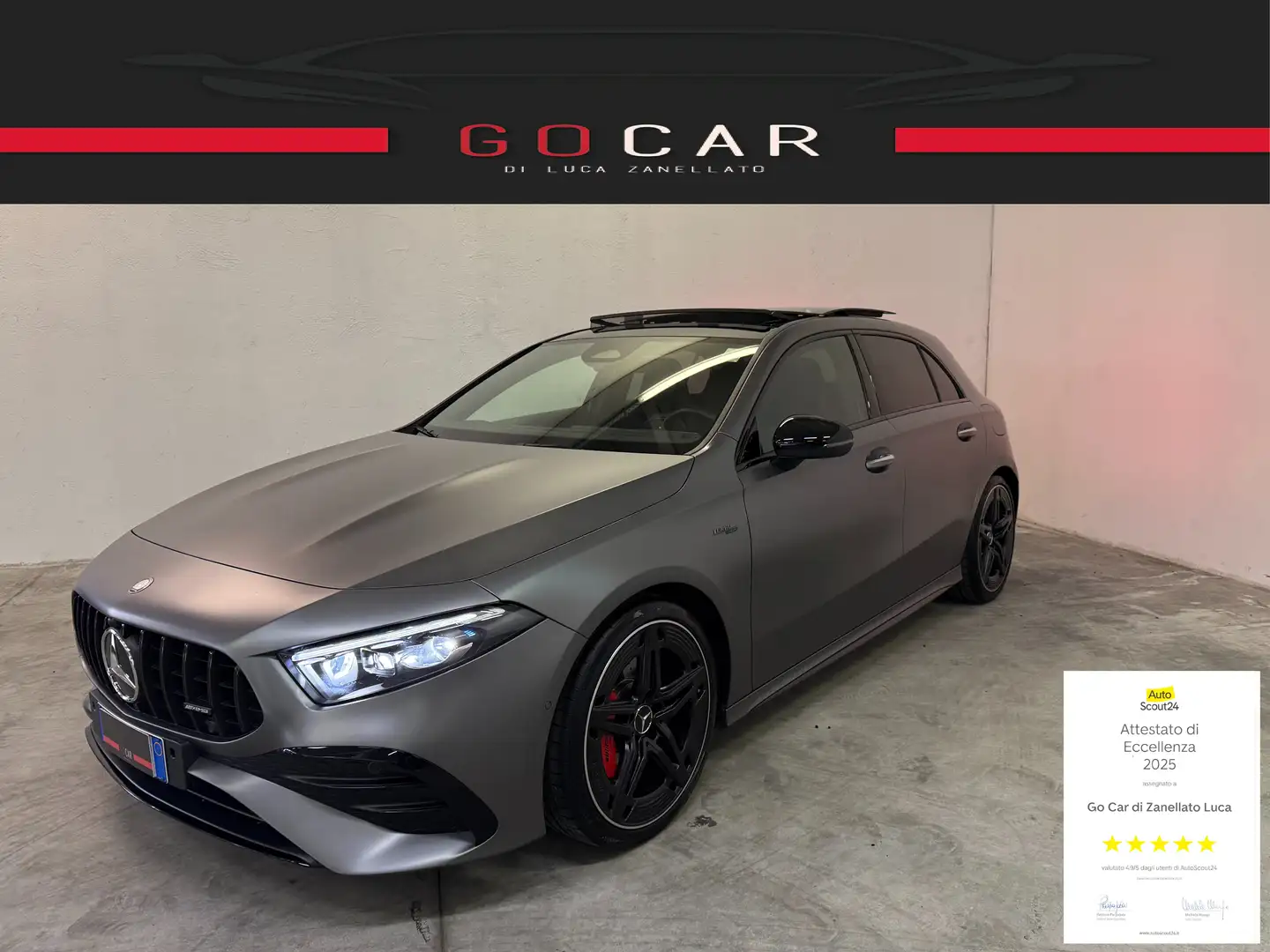 Mercedes-Benz A 35 AMG Racing Collection 4matic Tetto e Sedili Guscio Gri - 1