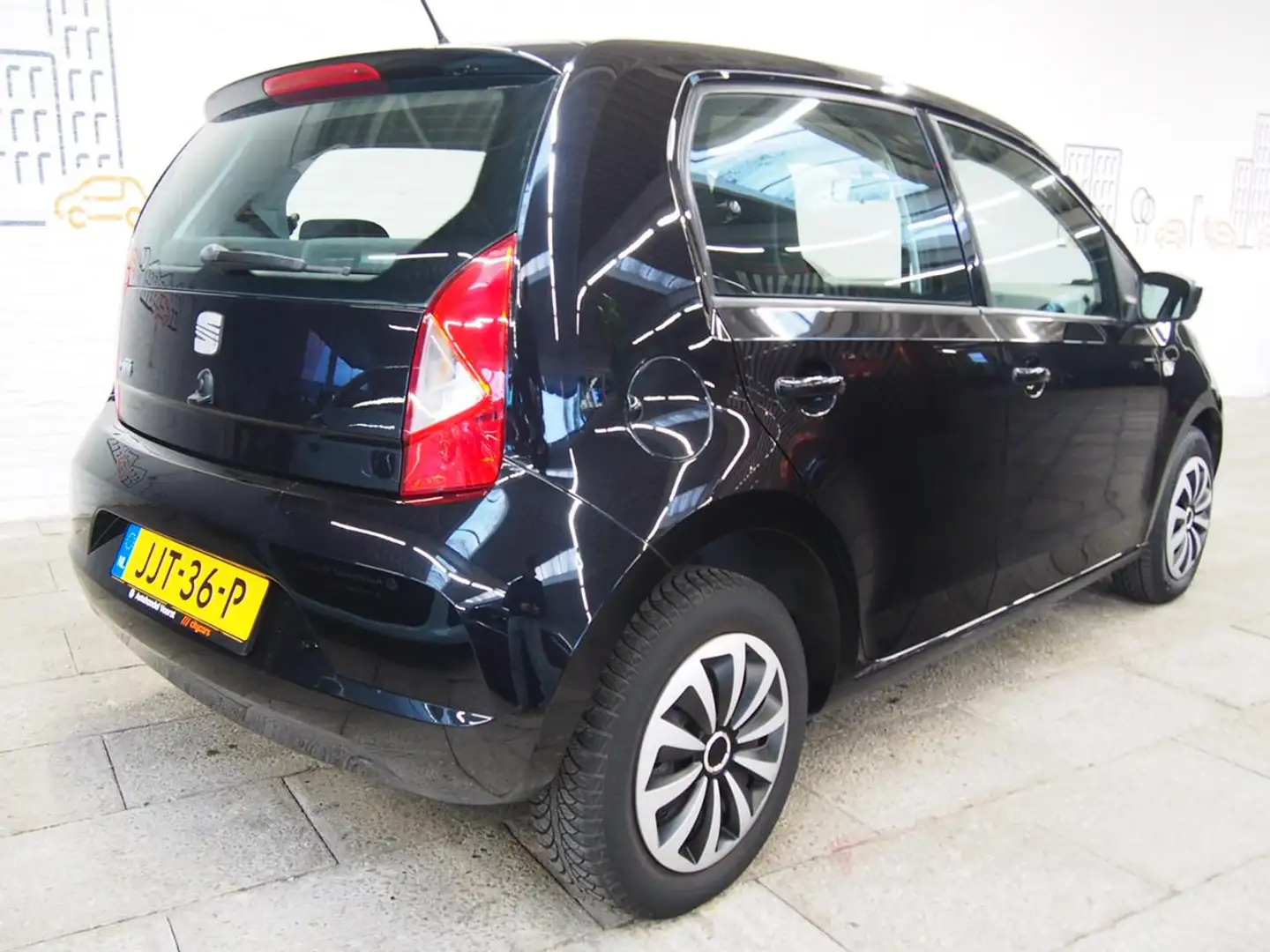 SEAT Mii 1.0 Style Airco 5DRS (APK:Nieuw) Incl.Garantie Noir - 2