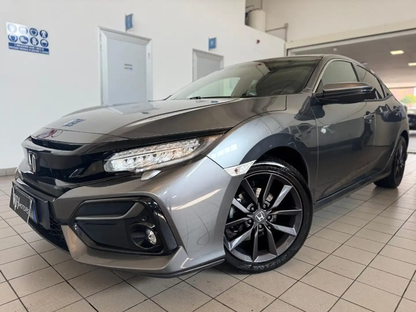Honda Civic 1.0T 5 porte Navi //UNICO PROPRIETARIO//SERVICE UF Grigio - 1