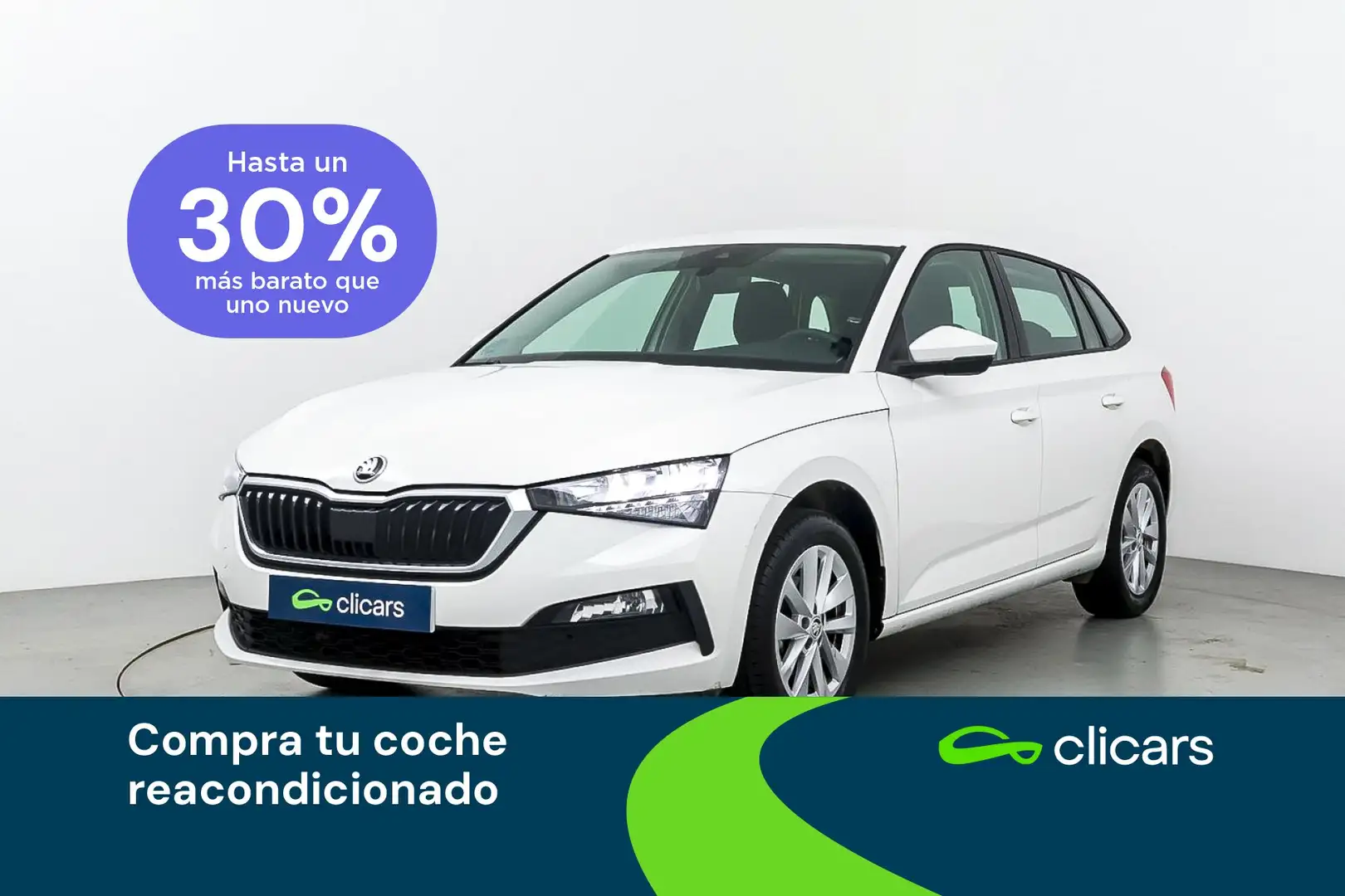 Skoda Scala 1.0 TSI Active 85kW Blanc - 1