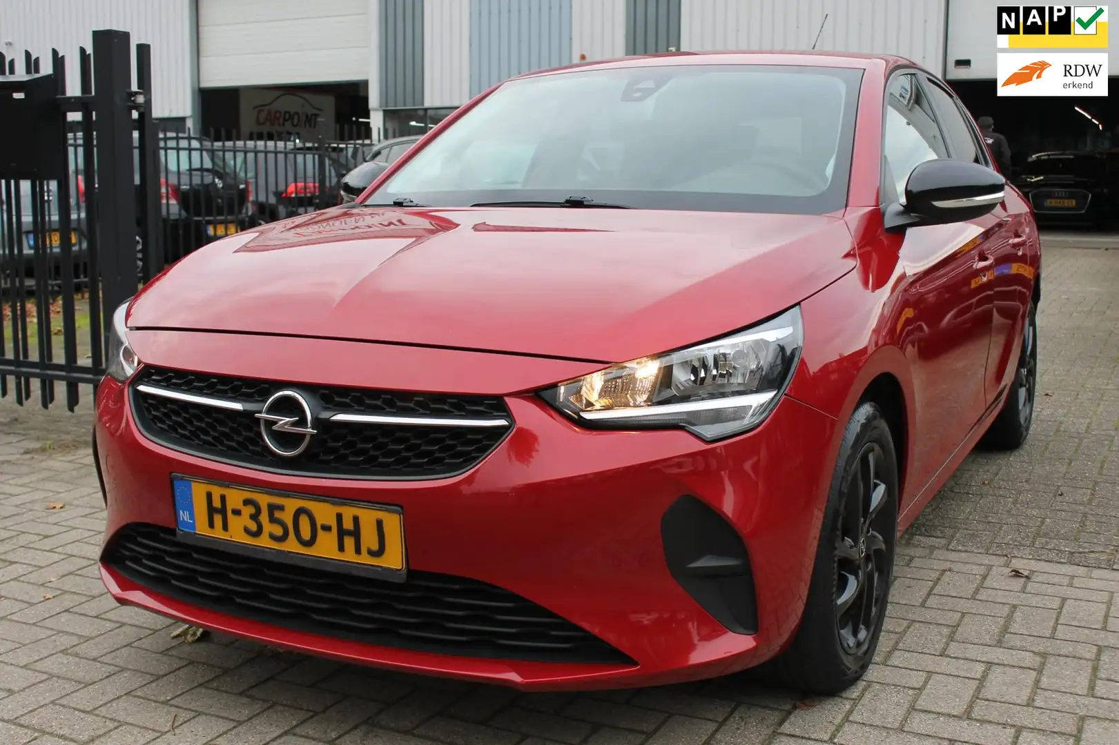 Opel Corsa 1.2 Edition Carplay Clima Lane Assyst Rouge - 1
