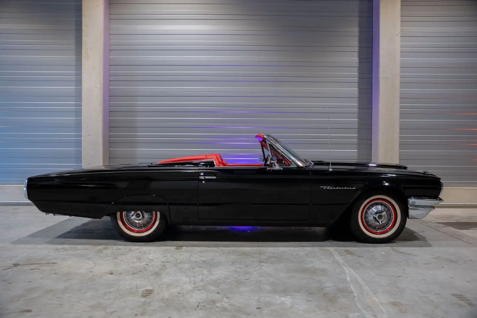 Ford Thunderbird Cabrio, Tonneau Cover, Stoffverdeck Schwarz - 2