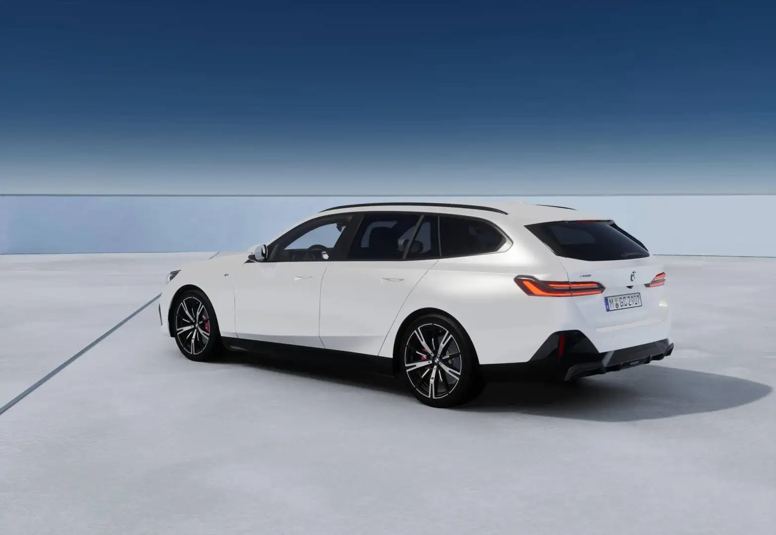 BMW 520 520d Touring 48V xDrive MSport Pro Bianco - 2