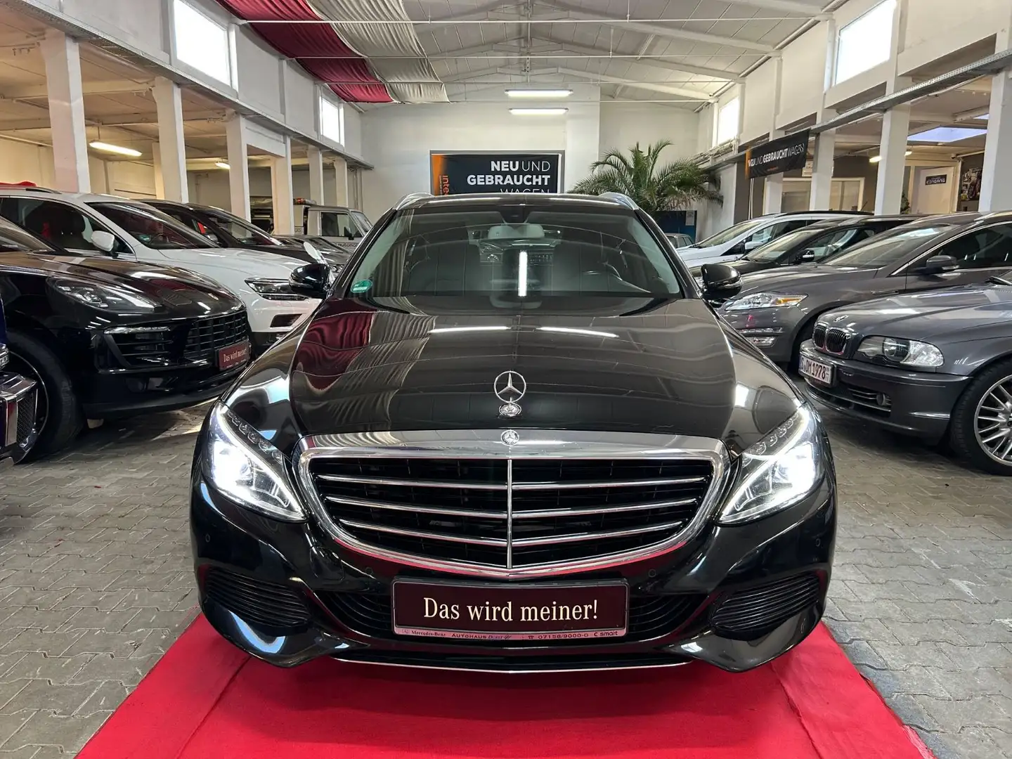 Mercedes-Benz C 220 d T BlueTec*TÜV 11/26*AHK*LED*NAVI*TEMP*SHZ Schwarz - 2