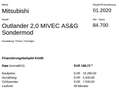 Mitsubishi Outlander 2,0 MIVEC AS&G Sondermodell 40 Blau - thumbnail 16